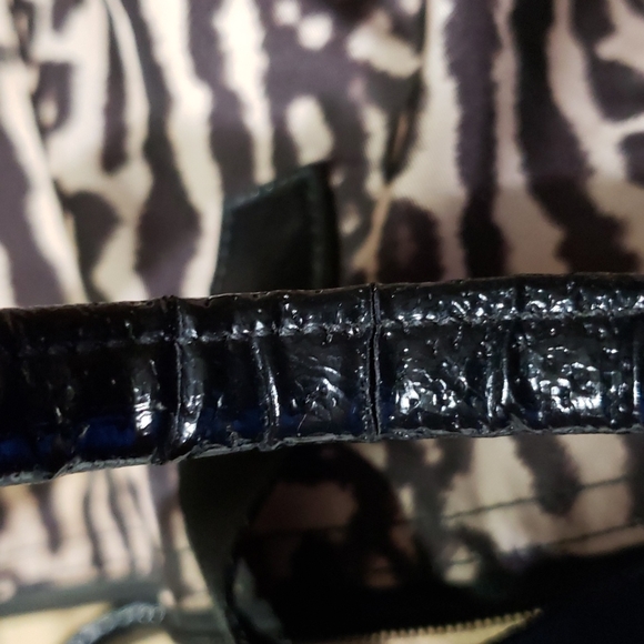 Coach Ocelot Print Nylon travel Bag, Snap Pouch & Cosmetic Pouch-Set - Picture 6 of 16